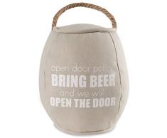 Pavilion Gift Company Policy Bring Beer and We Will Open The Door Türstopper, beige, 8 Inches