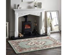 Rugs Direct Origin Shensi grüner Läufer Teppich, 67 x 210 Runner