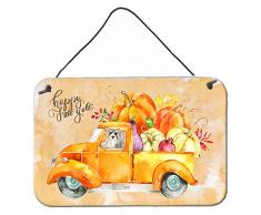 Carolines Treasures Fall Harvest Schnauzer # 2 Türaufhänger, Wanddekoration, mehrfarbig