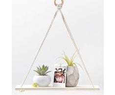 Darice 30052987 Hängeregal aus Holz, 30,5 x 34 x 8,9 cm