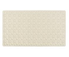 Wenko Wanneneinlage Rocha Antirutsch-Badewannenmatte mit Extra Vielen SaugnÃ¤pfen, Naturkautschuk, Beige, 70 x 40 x 0.1 cm
