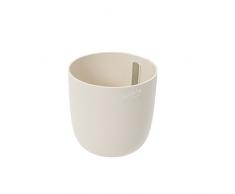 KalaMitica, Magnetischer Blumentopf für Orchideen, Durchmesser 12 cm, Farbe: Elfenbein