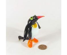 EE Glass Pinguin Glasfigur, mundgeblasen Kunst, Sammlerfigur