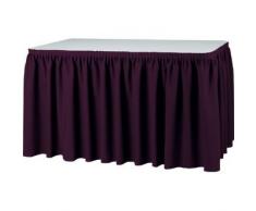 Winware Tisch – Sockelleisten Scherli-Stil – Bordeaux Scherli-(hinzufügen, dass spezielle, extra Touch zu die Tische auf Ihr Event. Tisch Sockelleisten können den Unterschied in der Darstellung für Ihr Bankett, Buffet,