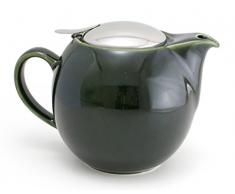 Zerojapan Runde Teekanne mit SLS-Deckel und Teesieb (Jeansblau)