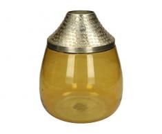 J. Kersten BV Vase, Glas, Amber, 20x20x24cm