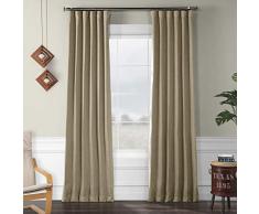 HPD BOCH-LN18538-84 Vorhänge, verdunkelnd, Leinen, 50 x 84, Nomad Tan