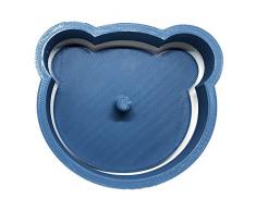 Cuticuter Teddybär 85 Spül-Hamburger, blau, 8 x 7 x 1.5 cm