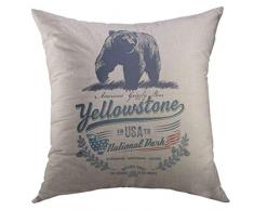 Mugod Dekorativer Überwurf-Kissenbezug Schutzhülle für Couch Sofa Bett Home Decor, Ikat Ethnic Boho Tribal Tuch Bademode Design Watercolor hcolorful Muster Folk floralpillow Fall 18x18 inch Muster 12