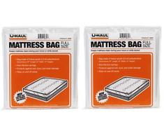 UHaul Matratze Tasche Displayschutzfolie voller Größe 87 X 54 X 10 2 Pack beweglichen und Speicherung