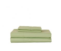 RDM Koncept T700 massiv Satin gekämmte Baumwolle-Bettlaken-Set, Stumpenkerze, Duft, Queen