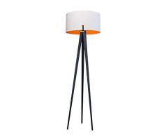Studio Zappriani Stehleuchte Model Zappriani, Textur, E27, 60 W, Weiß, 50x160cm, 2 Einheiten