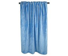 DII Bone Dry Mikrofaser-Haustierdecke für Hunde und Katzen, 127 x 152 cm, warm, weich und Plüsch, für Couch, Auto, Kofferraum, Käfig, Hundehütte, Hundehaus, grün gestreift, Blau 1, 36x48, blau