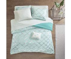 Intelligent Design Schmusetuch und Bettlaken-Set Modern Twin XL Size Aqua