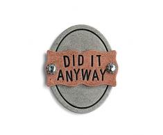 Demdaco Dekofigur, Metall, oval, 2 x 2 cm