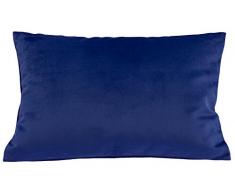 tangdepot Massiv Samt Überwurf Kissen Bezug/Euro Sham/Kissen Sham, Super Luxus Weich Kissen, Viele Farbe & Größe Optionen, Samt, Königsblau, 12 x 18