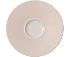 Villeroy & Boch CaffÃ¨ Club Uni Pearl Untertasse, 14 cm, Premium Porzellan, WeiÃ/Rosa