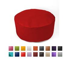 Hand Fotos Sitzhocker XL 65 x 65 x 35 (rot)
