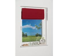 K-home 283357-1 Raffrollo, Stoff, rot, 40 x 50 cm