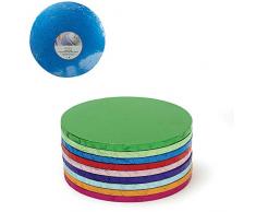 Decora 0931925 RUNDE TORTENPLATTE BLAU cm 25X1,2 H