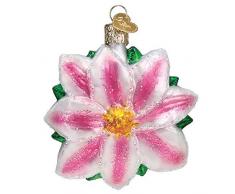 Old World Weihnachtsschmuck Clematis Pink