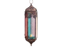 Transpac rot zum Aufhängen Laterne, groß