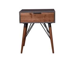 Teton Home af-124 Pastoral Loft Holz Ende Tisch