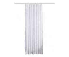 Home Fashion Schlaufenschal Dekostoff Digitaldruck Wave, Polyester, Grau, 245 x 120 cm