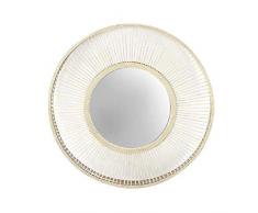 Dcasa Bambus Spiegel Wandspiegel Möbel Aufkleber Home Dekoration Unisex Erwachsene Farbe One