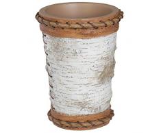 Hautman Brothers Trinkglas, Birkenholz, Weiß