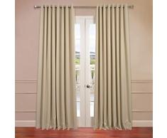 halben Preis Drapes boch-193810–84-grdw Tülle Doublewide Verdunkelungsvorhang, Eggnog, 100 x 96