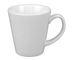 Holst Porzellan BJ 035 Trinkbecher Journal 0,35 l, weiß, 9.4 x 9.4 x 10 cm, 6 Einheiten