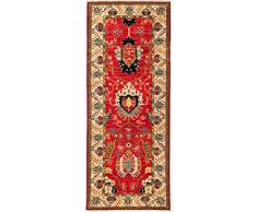 Solo Rugs Eclectic Läufer, handgeknotet Elektrisch 3 2 x 7 10 rot