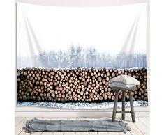 JAWO Wandbehang Dekoration Wandteppich, Picknickdecke Strandtücher Tapisserie Home Decor Forest Farm