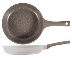 H&H 736261 Materia Antihaft-Pfanne, 28 cm, Induktion, Aluminiumdruckguss