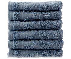 Chortex Premier Collection Waschlappen aus 100 % türkischer Baumwolle, barockfarben, 33 x 33 cm, 6 Stück