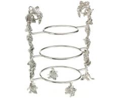 Arthur Court Designs Speiseteller, Aluminium, 35,6 x 48,3 cm, Weintraube