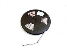 Teucer FLTV-4CW Konstant Spannung Flex Linear Top View LED Strip, einfarbig - Kaltweiß - 4000K, 5 Meter, 15W/m, 24V, IP65, Cri90+