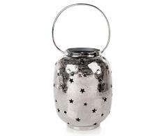 EUROCINSA Ref. 29030 Taschenlampe aus Aluminium, gestanzt mit Sternmotiv, 20 Øx24 cm. 1 Stück, Einheitsgröße