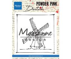 Marianne Design PP2802 Clear Silikonstempel, Windmühle, zum Stanzen Bastelarbeiten und Präzision Stamping Papercrafts, durchsichtig