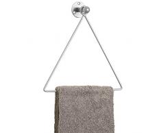 MyGift Handtuchhalter zur Wandmontage, dreieckig, Metall, verchromt