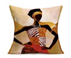 Fukeen Retro Baumwollleinen Überwurf-Kissenbezüge, romantisches Thema, Heißluftballon, mit inspirierenden Zitaten für Zuhause, Sofa, Dekoration, quadratisch, 45,7 x 45,7 cm 18x18 Wood Live Laugh Love