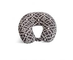 Worlds Best Feder-Nackenkissen aus weichem Mikrofaser Holzspalier