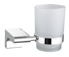 Ucore Tumbler Holder, 3.94 by 4.57 by 4.13-Inch, Smooth Silver