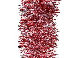 Weihnachtsgirlande, Weihnachtsgirlande, glitzernd, Weihnachtsbaumschmuck, Weihnachtsbaumschmuck, für den Urlaub, Hängeschienen, Decke, Tür, Treppen, Winterpartys, 16,8 cm lang, 10,2 cm breit, 6 Stück