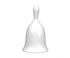 Holst Porzellan CC 104 Tischglocke 10 cm, weiß, 5.5 x 5.5 x 10 cm, 6 Einheiten