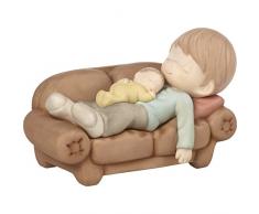 Precious Moments 172019 Porzellanfigur, schlafender Vater mit Baby