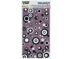 Grafiken und mehr Kreise Punkte schwarz weiß grau mag-Neato s Automotive Car Kühlschrank Locker Vinyl Magnet