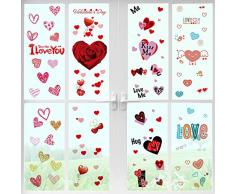 KHDZ Fensteraufkleber, Valentinstag