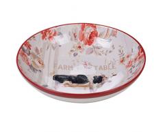 Certified International 26740 Farmhouse Pastaschale, 33 x 7,6 cm, Serviergeschirr, mehrfarbig